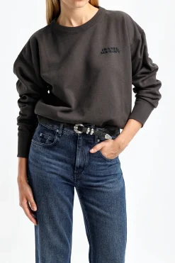 Femme Isabel Marant Sweat-Shirt Shad Dans Faded Black