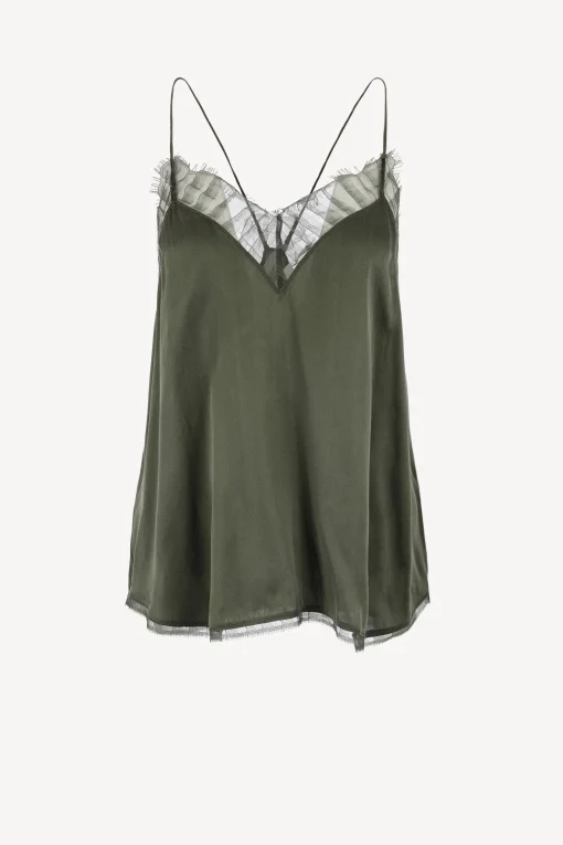 Femme IRO Top Berwyn A Olive Night