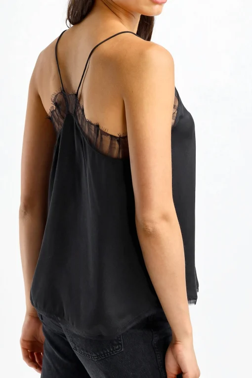 Femme IRO Top Berwyn En Noir