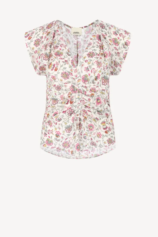 Femme Isabel Marant Top Lonea En Ecru