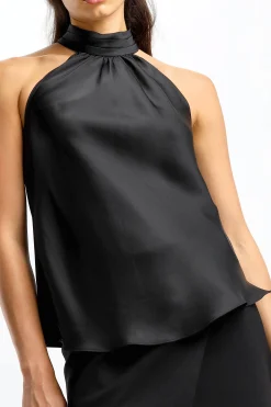 Femme Simkhai Top Thea En Noir