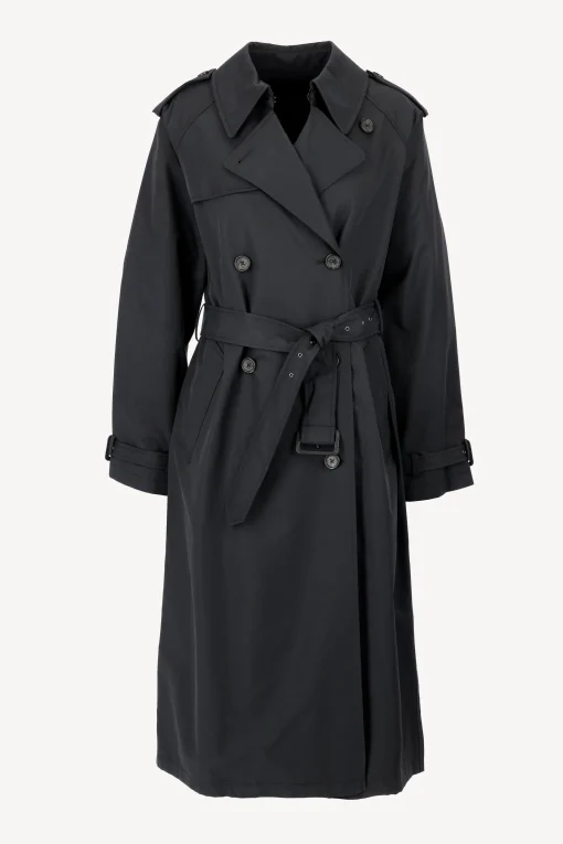 Femme Nili Lotan Trench-Coat Tanner En Noir