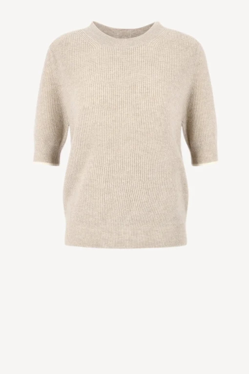 Femme Lisa Yang Tricot Gigi En Sable/Creme