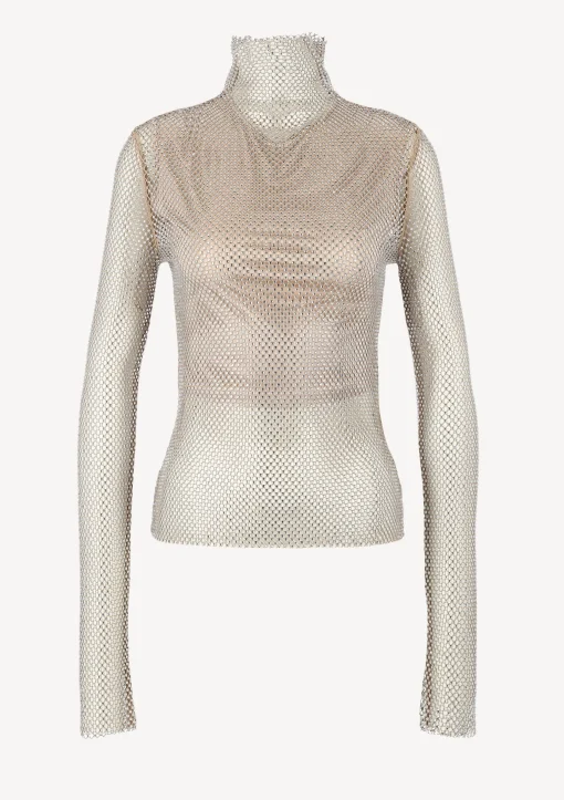 Femme Sportmax T-Shirt A Manches Longues Noemi In Nudo