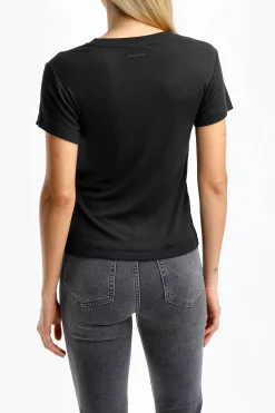 Femme Anine Bing T-Shirt Amani En Noir