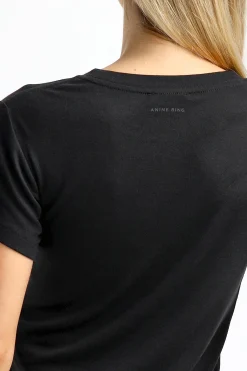 Femme Anine Bing T-Shirt Amani En Noir