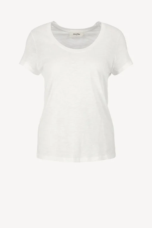 Femme American Vintage T-Shirt Jacksonville En Blanc