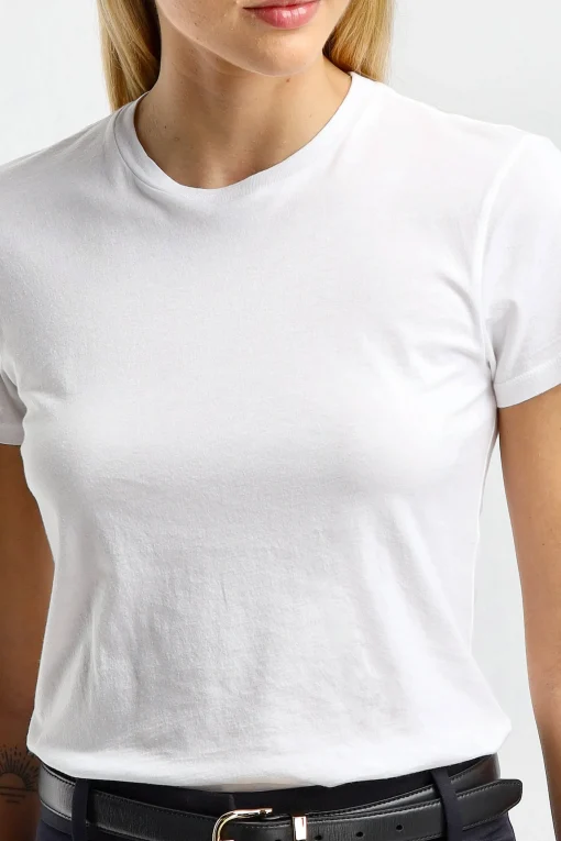 Femme Nili Lotan T-Shirt Lana En Blanc