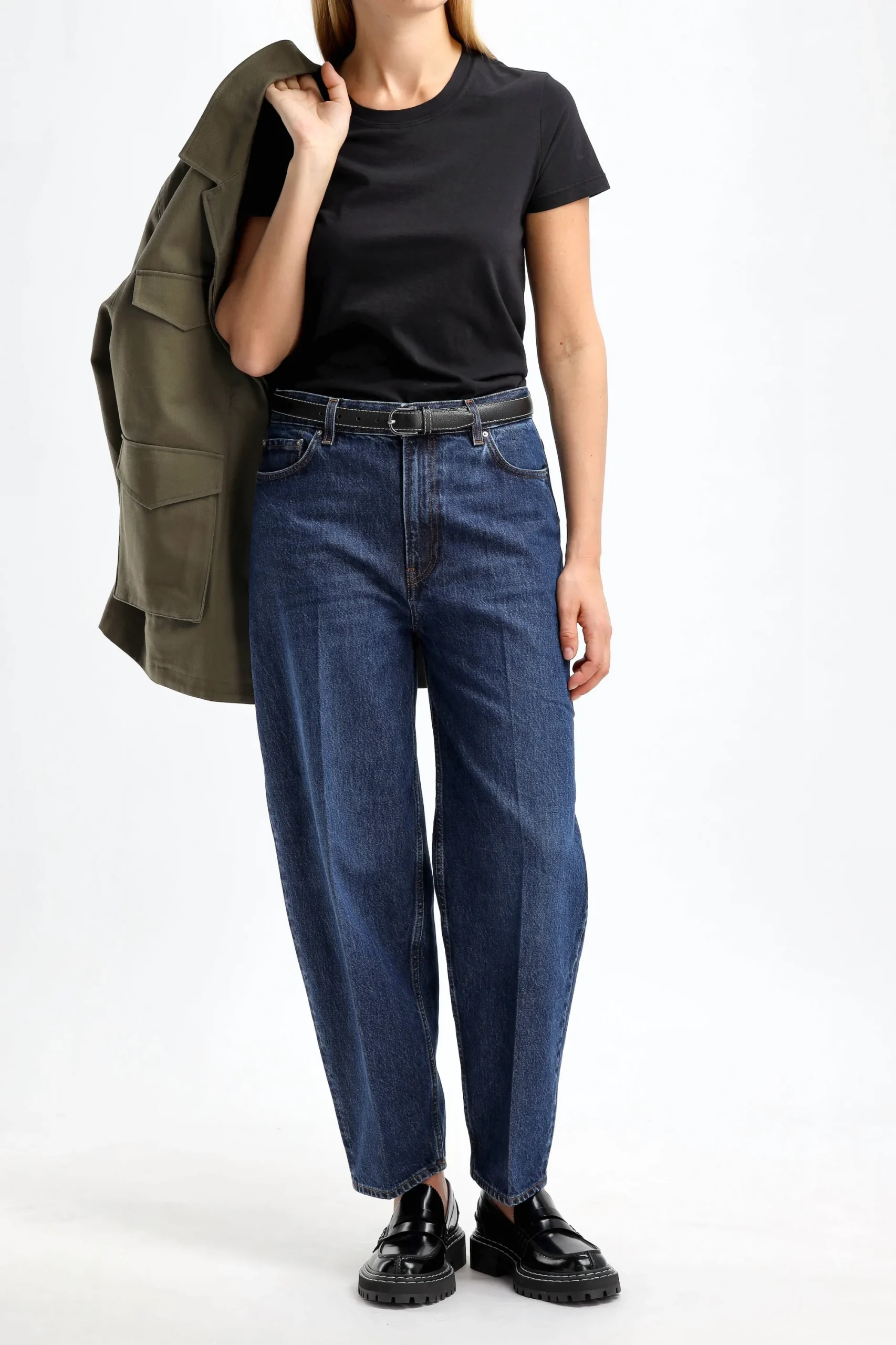 Femme James Perse T-Shirt Vintage Little Boy En Noir