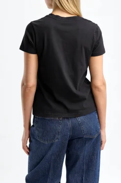 Femme James Perse T-Shirt Vintage Little Boy En Noir