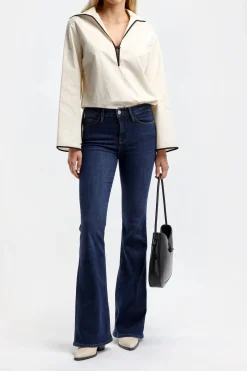 Femme Tory Burch Tunique Poplin En French Cream