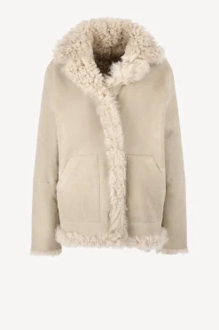 Femme Jadia Veste Cleo Reversible En Blanc Casse