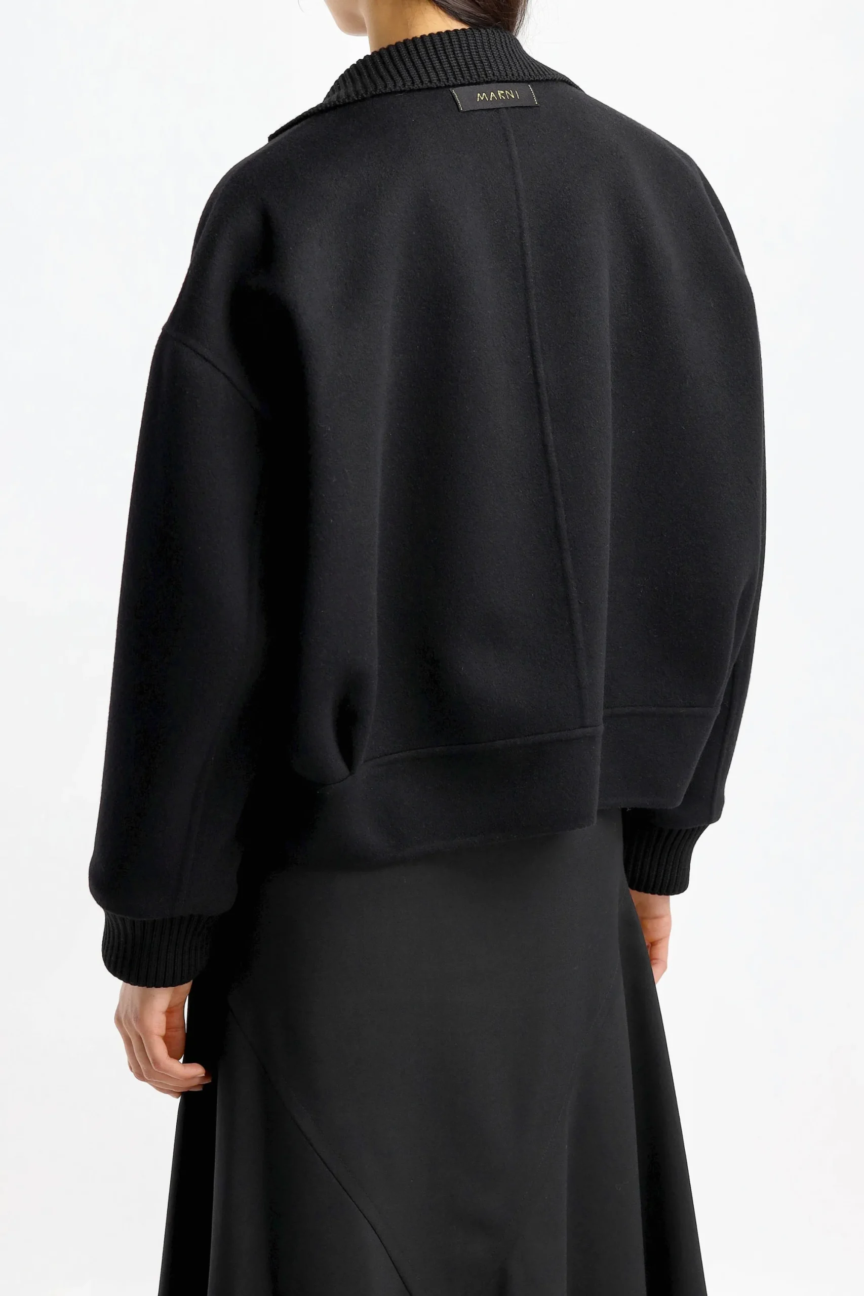 Femme Marni Veste Double Face En Noir