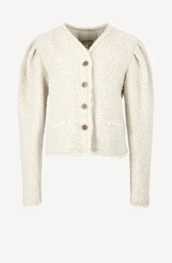 Femme Isabel Marant Veste Izma En Ecru