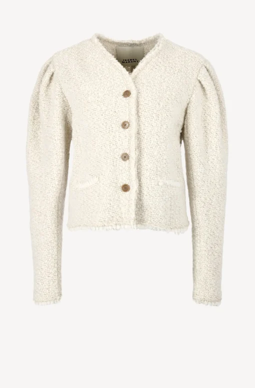 Femme Isabel Marant Veste Izma En Ecru